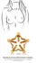 Bad Kitty Golden Flower Adjustable Nipple Jewelry Stainless Steel