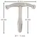 Penisplug Anchor Medium Stainless Steel Urethral Accessory 6.5 cm