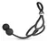 Rebel Triple Support Ring with Dual Anal Beads, Adjustable, Black