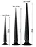 You2Toys Trio Flexible Silicone Plug Set - Extra Long, 3 Sizes