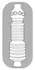 Stroker Twister Compact Intimate Device Transparent TPE 13cm
