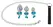 You2Toys Aluminium Plug Set 3 Sizes with Decorative Leash, Silver