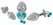You2Toys Aluminium Plug Set 3 Sizes with Decorative Leash, Silver