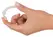 Mystim Peegasm Silicone Hollow Dilator Flexible Stopper 6.7 cm Pink