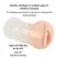 Stroker Soft Intimate Device Transparent Flexible 14cm TPR