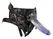 You2Toys Strap-On Harness Set with Two Interchangeable Sleeves, Black