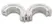Rebel Lockable Metal Ball Stretcher - Adjustable, 3.8 cm Inner Diameter