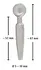 Mystim Cum-Thru Stainless Steel Hollow Urethral Sound 6.7 cm
