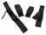 Bad Kitty Restraints Set 4-Piece - Adjustable Black Polypropylene Straps