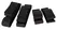 Bad Kitty Restraints Set 4-Piece - Adjustable Black Polypropylene Straps