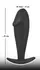 Bad Kitty Small Silicone Plug Black 10 cm Ergonomic Design