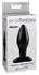 Blush Novelties Luxe Medium Silicone Plug Black 12cm Ergonomic Base