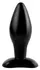 Blush Novelties Luxe Medium Silicone Plug Black 12cm Ergonomic Base