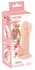 Nature Skin Flexible Model 17cm with Suction Cup, TPE, Beige