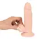 Nature Skin Flexible Model 17cm with Suction Cup, TPE, Beige