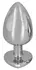 You2Toys Diamond Plug Large - Aluminium, Heart-Shaped Gem, 9.4 cm