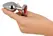 You2Toys Diamond Plug Medium - Aluminium Heart Red Gem 8.2 cm