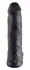 King Cock Model 12'' Black - Anatomical System with Suction Base
