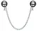 You2Toys Adjustable Nipple Clamps with Lightweight Metal Chain 44cm
