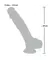 You2Toys Medical Silicone Model 24 cm with Suction Base, Skin Tone