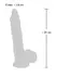 You2Toys Liquid Silicone Model 21 cm with Suction Cup, Skin Tone