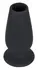 You2Toys Lust Tunnel Plug XL Black Silicone Open-Channel 13cm