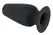 You2Toys Lust Tunnel Plug XL Black Silicone Open-Channel 13cm