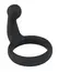 Black Velvets Silicone Support Ring with Perineal Stimulator 6.2cm