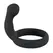 Black Velvets Silicone Support Ring with Perineal Stimulator 6.2cm