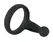Black Velvets Silicone Support Ring with Perineal Stimulator 6.2cm