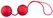 You2Toys Velvet Red Duo Training Balls 3.5 cm for Beginners 56g