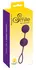 Sweet Smile XXL Weighted Silicone Duo Balls, 21.5 cm, Purple