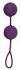Sweet Smile XXL Weighted Silicone Duo Balls, 21.5 cm, Purple