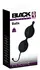 Black Velvets Silicone Weighted Balls with Textured Surface 16cm