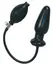 You2Toys Latex Inflatable Cone Plug with Safety Valve, Black, 13 cm