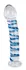 Arts Clair Bleu Glass Model Intimate Curved Spiral 18cm with Base