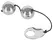 You2Toys Steel Silver Kegel Balls with Retraction Ring 3cm 2pcs
