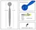 You2Toys Flexible Silicone Urethral Sound Blue 9.6cm