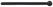 Mystim Black Silicone Urethral Dilator Hollow Flexible 11.8cm O0.7cm