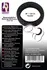 Black Velvets Silicone Ring 3.8 cm Soft Touch Flexible Black