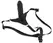 You2Toys Silicone Strap-On Adjustable Black 17cm Harness System