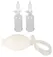 Crystal Clear Multisucker Intimate Vacuum System Twin Cups 6 cm Transparent