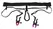 Bad Kitty Adjustable Silicone Clamp with Black Bead String 68cm