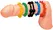 You2Toys Ring Set Marathon - 5 Stretchable TPE Rings, Multicolor