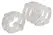 You2Toys Looping Silicone Ring Set 2pcs Flexible Transparent TPE 2.5cm