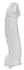 Crystal Clear Extension Sleeve with Ball Support - 23 cm, Transparent TPE