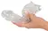 Crystal Clear Extension Sleeve with Ball Support - 23 cm, Transparent TPE
