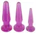 You2Toys Anal Training Set Flexible TPE Plugs Purple 3 Sizes