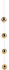 You2Toys Gold-Coated 4-Piece Intimate Ball Set 40cm 3cm O ABS 116g