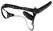 You2Toys Double Black Silicone Strap-On Adjustable Harness Set